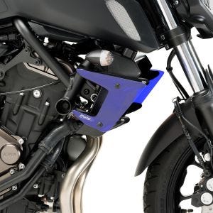 Naked-Side-Downforce-Spoiler-Set passend für Yamaha MT-07 13-22 blau Puig 20381A