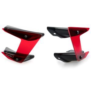 Naked-Side-Downforce-Spoiler-Set passend für Yamaha MT-07 13-22 rot Puig 20381R