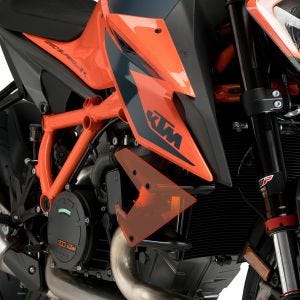Naked-Side-Downforce-Spoiler-Set passend für Ktm 1290 SUPERDUKE R / EVO 14-22 orange Puig 20462T
