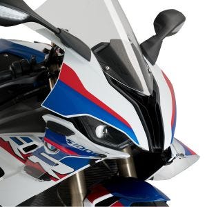 Jeu d'Ailerons Frontal GP compatible avec Bmw S1000RR 09-22 clair / transparent Puig 20522W