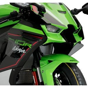 Downforce Spoiler Set passend für Kawasaki ZX-10 R / RR 21-24 Winglet Seitenspoiler rauchgrau Puig 20543H
