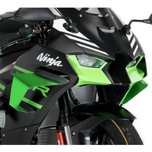Downforce Spoiler Set passend für Kawasaki ZX-10 R / RR 21-24 Winglet Seitenspoiler grün Puig 20543V