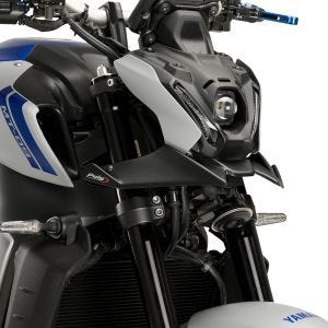 Jeu d'Ailerons Downforce Naked Lateraux compatible avec Yamaha MT-09/SP 13-22 noir mat Puig 21133J