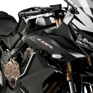 Sport-Side-Downforce-Spoiler-Set passend für Honda CBR650R 19-22 schwarz Puig 21333N