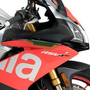 Ailerons de carenage compatible avec Aprilia RSV4 RR / RF 15-20 vert Puig Downforce Sport