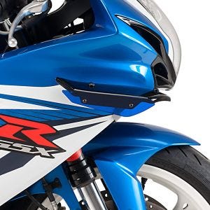 Ailerons de carenage compatible avec Suzuki GSX-R 750 / 600 11-16 bleu Puig Downforce Sport