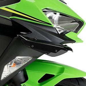 Ailerons de carenage compatible avec Kawasaki NINJA 400 18-20 noir Puig Downforce Sport