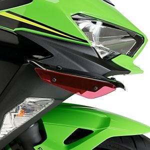 Ailerons de carenage compatible avec Kawasaki NINJA 400 18-20 rouge Puig Downforce Sport