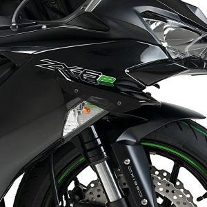Ailerons de carenage compatible avec Kawasaki ZX-6R 19-20 noir Puig Downforce Sport