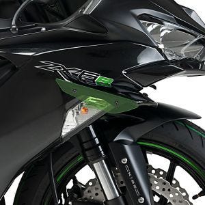 Ailerons de carenage compatible avec Kawasaki ZX-6R 19-20 vert Puig Downforce Sport