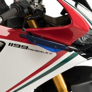 Ailerons de carenage compatible avec Ducati 1199 Panigale 12-14 bleu Puig Downforce Sport