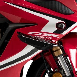 Ailerons de carenage compatible avec Honda CBR 650 R 19-23 noir Puig Downforce Sport