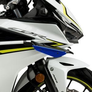 Ailerons de carenage compatible avec Honda CBR 500 R 19-23 bleu Puig Downforce Sport