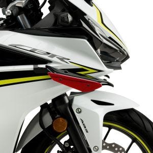 Ailerons de carenage compatible avec Honda CBR 500 R 19-23 rouge Puig Downforce Sport