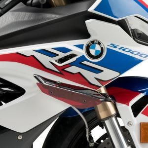 Ailerons de carenage compatible avec BMW S 1000 RR 19-22 rouge Puig Downforce Sport