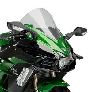 Sport-Side-Downforce-Spoiler-Set passend für Kawasaki NINJA H2 SX 18-22 schwarz Puig 3658N