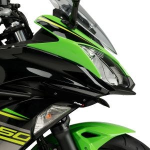 Ailerons de carenage compatible avec Kawasaki NINJA 650 17-19 noir Puig Downforce Sport