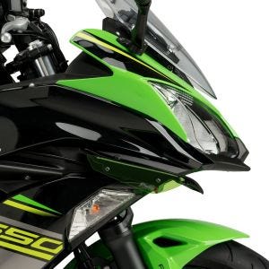 Ailerons de carenage compatible avec Kawasaki NINJA 650 17-19 vert Puig Downforce Sport