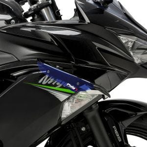 Ailerons de carenage compatible avec Kawasaki NINJA 650 20-24 bleu Puig Downforce Sport