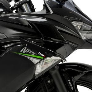 Ailerons de carenage compatible avec Kawasaki NINJA 650 20-24 noir Puig Downforce Sport