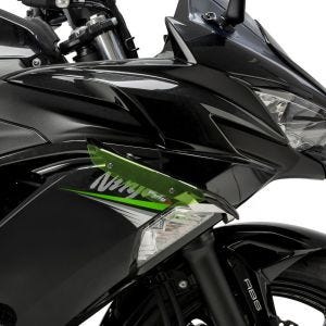 Ailerons de carenage compatible avec Kawasaki NINJA 650 20-24 vert Puig Downforce Sport