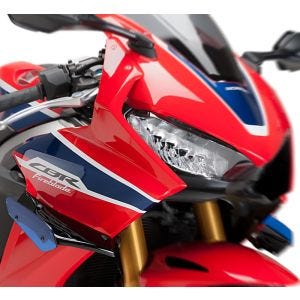 Ailerons de carenage compatible avec Honda CBR1000RR FIREBLADE/ SP/-2 17-19 bleu Downforce Sport