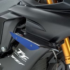 Ailerons de carenage compatible avec Yamaha YZF-R1 15-19 bleu Puig Downforce Sport