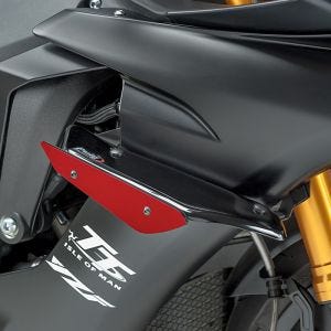 Ailerons de carenage compatible avec Yamaha YZF-R1 15-19 rouge Puig Downforce Sport