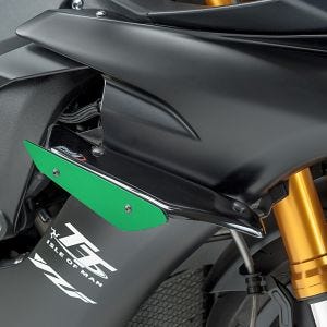 Ailerons de carenage compatible avec Yamaha YZF-R1 15-19 vert Puig Downforce Sport