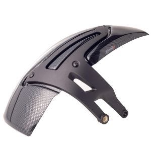 Garde boue arrière compatible avec BMW R 1200 GS Rallye 2017 Carbon look Puig 6352c