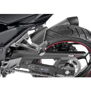 Garde boue arrière compatible avec Kawasaki NINJA 300 13-17 noir Puig