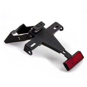 Kennzeichenhalter Nummernschildhalter mit LED passend für Yamaha YZF-R125 08-22 schwarz Puig 3620N