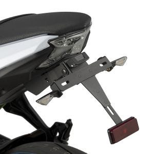 Kennzeichenhalter passend für Kawasaki Z 650 17-24 schwarz Nummernschildhalter Puig 9353N