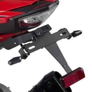 Kennzeichenhalter Nummernschildhalter mit LED passend für Honda CBR1000RR/SP/SP2 04-19 schwarz Puig 9456N