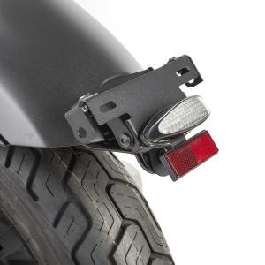 Kennzeichenhalter Nummernschildhalter mit LED passend für Honda CMX 500 REBEL 17-18' schwarz Puig 9671N
