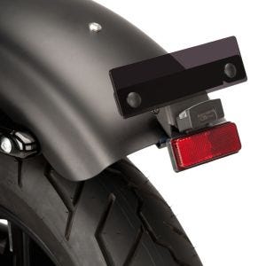 Kennzeichenhalter Nummernschildhalter mit LED passend für Harley Davidson SPORTSTER schwarz Puig 9994N