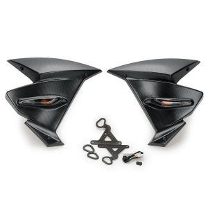 Kühlerabdeckungen passend für Yamaha MT-09/SP 13-22 Carbon Look Puig 9378C