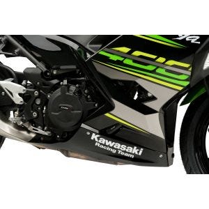 Caches Protections Carters Track compatible avec KAWASAKI NINJA 400 18'-24' Noire Puig 21512n