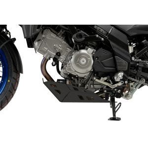 Protection Carter compatible avec SUZUKI DL650 V-STROM 21'-24' Noire Puig 21576n