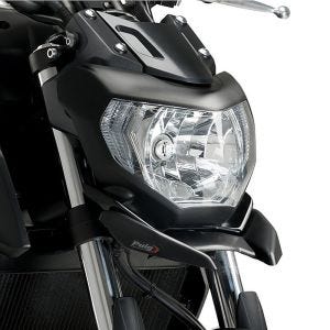 Extension de Garde-boue Avant compatible avec Yamaha MT-07 13-22 noir mat Puig 3480J