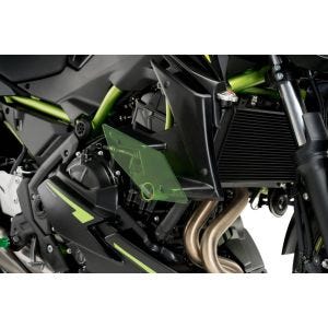 Naked Side Downforce Spoiler Set passend für Kawasaki Z650 20'-24' Grün Puig 20328V