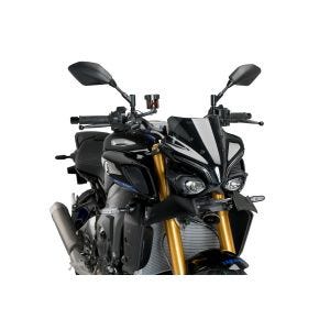 Naked Front Downforce Spoiler passend für YAMAHA MT-10 22'-24' Mattschwarz Puig 21471j