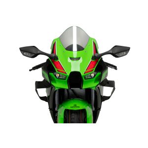 Race Side Downforce Spoiler passend für KAWASAKI ZX-10R 21'-24' Schwarz Puig 21782h