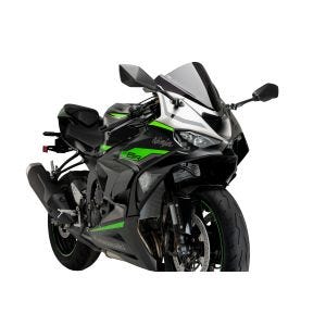 Race Side Downforce Spoiler Set passend für KAWASAKI ZX-6R NINJA 24'-25' Carbon look Puig 21858c