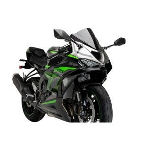 Race Side Downforce Spoiler Set passend für KAWASAKI ZX-6R NINJA 24'-25' Grün Puig 21858v