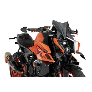 Naked Front Downforce Spoiler passend für KTM 990 DUKE 24'-25' mattschwarz Puig 22178j