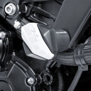 Roulettes de protection R12 compatible avec Yamaha FZS 600 Fazer 98-03 blanc Puig