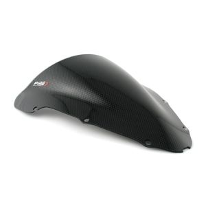 Racingscheibe passend für Honda CBR 600 F/Sport 01-07 Carbon look Verkleidungsscheibe Puig 0861C