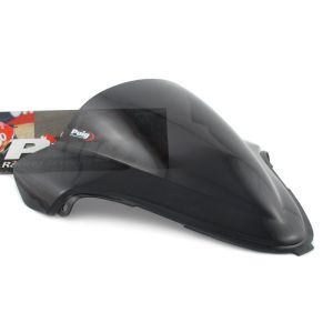 Racingscheibe passend für Suzuki Hayabusa 99-07 dunkel getönt Verkleidungsscheibe Puig 0953F