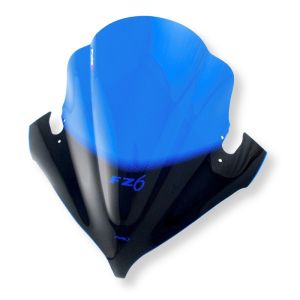 Bulle Racing compatible avec Yamaha FZ6 Fazer 04-06 bleu Puig